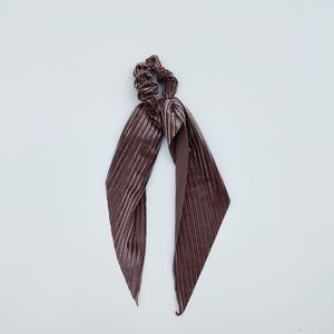 Shiny Velvet Scrunchies <b>Hair</b> Elastic Tie With Long <b>Band</b> for Ladies and <b>Girls</b> Daily Use - Product Image 2