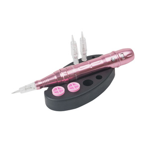 Wireless <b>Electric</b> PMU Machine Pen <b>Kit</b> with 10 Cartridges 2 Batteries for Eyebrow Microshading - Product Image 5
