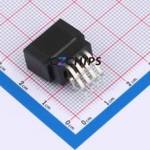 X2549WR-2x04A-PTV01 Gold Finger Connector Bent Lead Through Hole,P=2.54mm Connector - Product Image 2