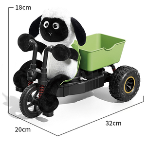 <span class=keywords><strong>Auto</strong></span> RC 2.4G a Forma di Pecorella, Triciclo Divertente con Drift e Acrobazie, Alta Velocità, Luci LED, <span class=keywords><strong>Auto</strong></span> Telecomandata Giocattolo - Product Image 6