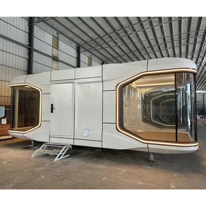 Cápsula de espacio móvil portátil para exteriores moderna de lujo móvil modular Casa de camping Hotel prefabricada personalizada - Product Image 1