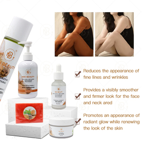 Paket Perawatan Kulit Tubuh Anti-Penuaan Kunyit Khusus, Pemutih Flek Hitam, Serum Organik, Sabun, Pembersih Wajah, Losion, Diperkaya Vitamin C - Product Image 3