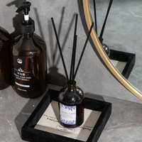 Conception personnalisée de lavande diffuseur d'emballage d'air de chambre fraîche de luxe de fantaisie bouteilles boîte diffuseur de roseau