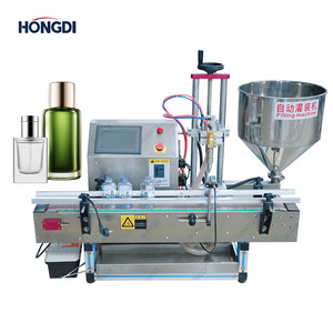 Machine de remplissage automatique de liquides à pompe à came simple pour cosmétiques et crèmes de soin - Product Image 1