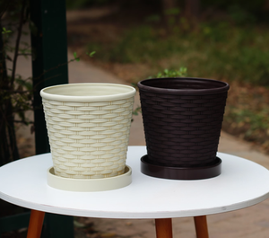 กระถางเพาะต้นกล้าพลาสติกขนาดใหญ่ดีไซน์นอร์ดิกที่ทันสมัยมีหลายสีหนาทนทานสำหรับสวนกลางแจ้ง/ในร่ม - Product Image 6