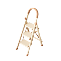 Échelle utilitaire pliable et épaissie pour l'intérieur, dispositif d'escalade léger pour les escaliers