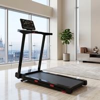 Tapis roulant électrique pliable avec écran LED, 15 niveaux d'inclinaison automatique à 9 %, pour la maison et le bureau
