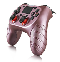 Manette de jeu GAMINJA à prix d'usine pour PS4 et PC avec moteur de vibration, sans fil BT, multifonctionnelle