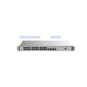 RG-NBS3100-24GT4SFP-V2 Switch Ethernet Administrado L2 L3 de 24 Puertos SFP para Montaje en Rack para Redes Empresariales, CCTV y Campus - Product Image 3