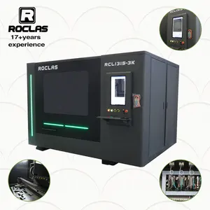 Roclas lazer kesme makinesi üreticileri 1315 Fiber lazer Metal kesme makine 3000w lazer gücü