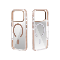 Étui de téléphone magnétique Yuzhi en TPU+PC avec protection de l'appareil photo, antichoc, étanche, compatible avec la charge sans fil pour la série 17