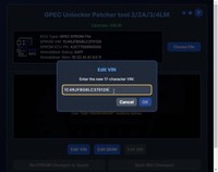 Software de Desbloqueo GPEC para Chrysler Continental, para ECU GPEC2/2A/3/4LM - Desbloqueo OBD (2A) y Otras Funciones
