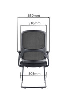 Chaise de bureau ergonomique en maille PP avec siège rembourré, fauteuil de direction au design moderne, fonction pivotante