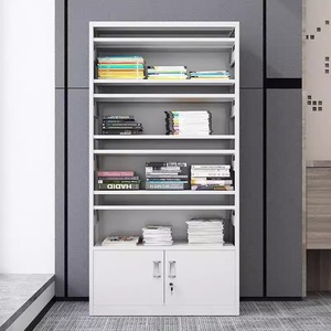 Kunshan Fengdamei Magazine <b>Rack</b> 180x90x40cm Metal <b>Storage</b> Cabinet With Lock For Office Home Use - Product Image 2