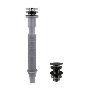 Tuyau de vidange flexible ondulé en acier inoxydable pour hôtel, anti-fuite et anti-obstruction, pour éviers commerciaux – Vente en gros - Product Image 1