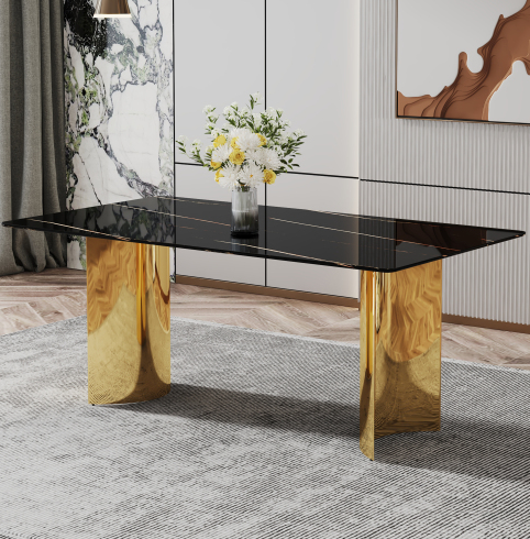 Negro+Dorado + Cristal