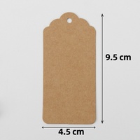 Carte en papier kraft à faible quantité minimale de commande produit étiquettes de prix bricolage babillards cartes de souhaits pour gâteaux et fleurs