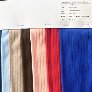 新デザイン 快適ストレッチニット 93%ポリエステル 7%スパンデックス 8*3リブ 無地生地 女の子 男の子 Tシャツ 下着 ワンピース パジャマ ナイトガウン用 - Product Image 6