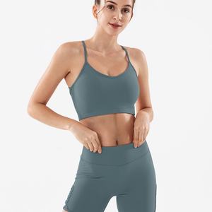 Vêtements de sport actifs chauds sans couture deux pièces peuvent être imprimés logo ou logo brodé femmes Fitness et vêtements de yoga sexy pour les femmes - Product Image 3