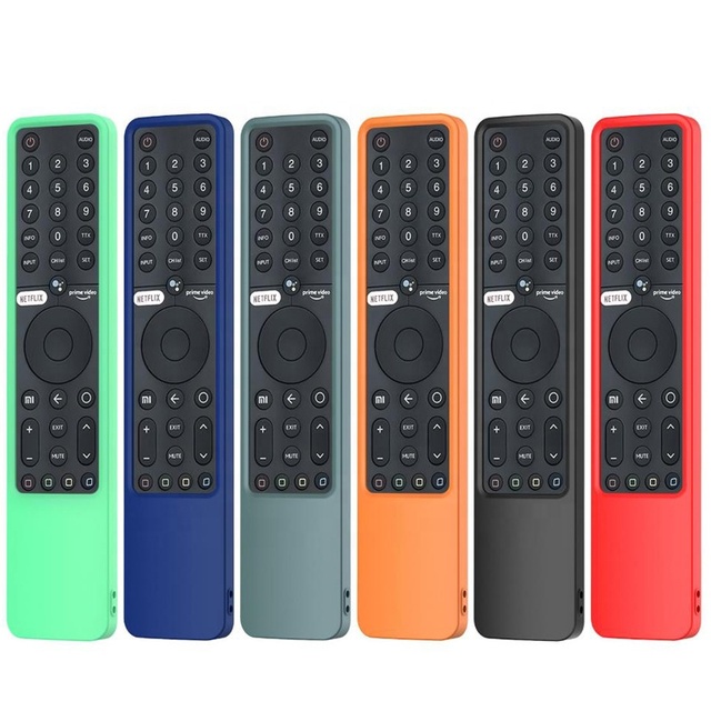 Silicone Case Use for Xiaomi Mi TV P1 50 43 P1E Q1 75 Q1E 55 XMRM-19 Voice Remote Control Luminous Protective Cover