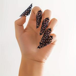 2020ขา<span class=keywords><strong>ย</strong></span>ส่งผีเสื้อเสน่ห์อุปกรณ์เสริมนิ้วกลวงโลหะเล็บแหวนแฟชั่นแหวน - Product Image 4