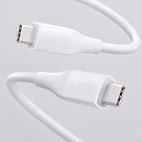 Câble de données C2C portable pour iPhone 15 Pro Max et ordinateur portable, charge PD 25W, TPE 1,8 m, Type C, directement de l'usine
