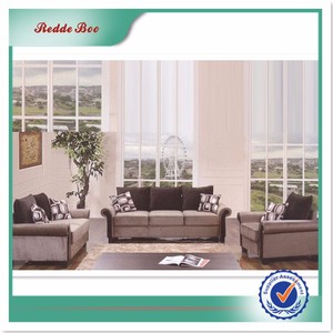 Juego de Sofás Seccionales Chesterfield de Cuero, Estilo Antiguo Americano, con Cojines Acolchados, para Vestíbulo de Hotel o Sala de Estar - Product Image 5