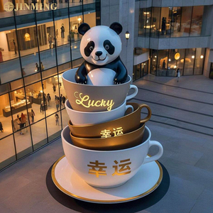 Quy Mô Lớn Nhân Vật Hoạt Hình Chủ Đề Cho Trong Nhà Và Ngoài Trời Sợi Thủy Tinh Triển Lãm Bức Tượng Nhựa Thủ Công Cho Trung Tâm Mua Sắm Trang Trí Nội Thất - Product Image 2