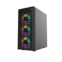 OEM ATX ITX Casing PC Casing Komputer Gaming Hitam
