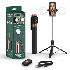 Trípode Alto JC-18H con Luz LED Individual, Soporte de Piso de Acero Inoxidable de 1700 mm - Product Image 2