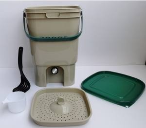 أفضل سعر دلو سماد منزلي 20 لتر مطبخ داخلي بوكاشي حاوية سماد بلاستيكية - Product Image 2