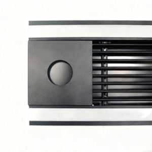 एकीकृत एलईडी छत लाइट बेल्ट एयर कंडीशनिंग एयर आउटलेट ग्रिल पैनल एम्बेडेड उपकरण आधुनिक रजिस्टर ग्रिल - Product Image 2