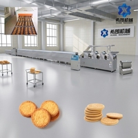 Machines industrielles automatiques de transformation des biscuits et des gâteaux avec friteuse, capacité de 50 à 200 kg/h, 220 V, fabricant du Shandong