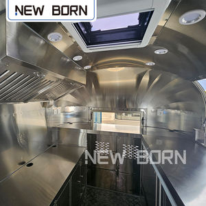 Мобильный кухонный прицеп из нержавеющей стали и алюминия с изоляцией для фестивального кейтеринга и торговой точки по продаже сладостей и мороженого - Product Image 2