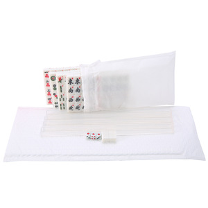 Mini Mahjong <b>Set</b> 20mm Melamine Tiles Portable Travel Size With <b>Dice</b> And Case - Product Image 1