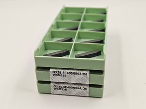 Inserto per Scanalatura in Carburo Originale <span class=keywords><strong>Walter</strong></span> GX24-3E400N04-UD6 WSM33S, Utensile da Taglio CNC per Acciaio e Acciaio Inossidabile - Product Image 4