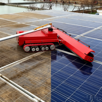 Robot de nettoyage solaire 2024 pour le nettoyage des panneaux solaires, des fenêtres et des façades de bâtiments, des toits de maisons