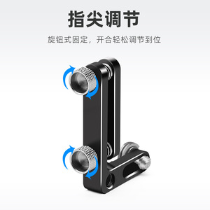 Universal Camera Cage <b>Cable</b> Clamp Aluminum Alloy Reusable HDMI Wire Organizer for DSLR Video Shooting <b>Mic</b> Protection - Product Image 3