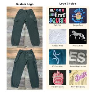 <span class=keywords><strong>Pantalones</strong></span> de chándal de cintura alta para mujer Hip Hop de lana Polar de alta calidad en blanco personalizados a granel <span class=keywords><strong>pantalones</strong></span> Cargo de calle para mujer - Product Image 2