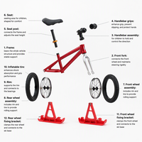 Hafif 12 İnç Çocuk Denge Bisikleti Pedalsız İtmeli Bisiklet Yeni Yürümeye Başlayan Çocuklar İçin Eğitim Bisikleti Hediyelik