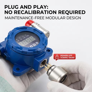 HIREP Yeni Tip Online Gaz Monitörü Sabit Gaz Kaçağı Dedektörü CH4 H2S O2 CO CO2 NH3 SO2 VOC C2H4 Gaz Analizörleri - Product Image 2