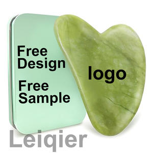 Set <span class=keywords><strong>Jade</strong></span> Roller dan <span class=keywords><strong>Gua</strong></span> <span class=keywords><strong>Sha</strong></span> dengan Logo Kustom, Alat Pijat Wajah dan Tubuh untuk Rutinitas Perawatan Kulit, Meningkatkan Efek Roller Wajah dan GuaSha - Product Image 6