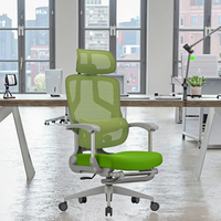 Vente directe d'usine Fabrication ergonomique Maille à dossier haut Vente de qualité Table et chaises pivotantes de direction Bureau
