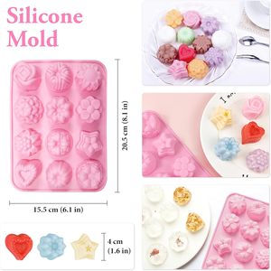 420 Pieces <b>Baking</b> Pastry Accessories Tools Set Plastic Stainless Steel Icing Piping Nozzles Tips Supplies Cake Decoration Kit - Product Image 3