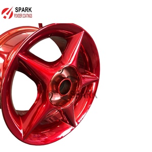 Revêtements en poudre Candy Gold CT002 Super Chrome à effet miroir pour jantes, roues et moyeux, adhérence nano - Product Image 2