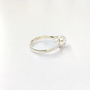 Bague en pierre de lune, argent sterling 925, bague en pierre précieuse, bague en pierre de lune réglable, collection artisanale, bagues fines, bijoux en argent, prix de gros - Product Image 5