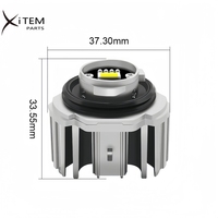 Feux de brouillard LED 55W L1B pour voiture, feux de recul LW5B, ampoules de feux de brouillard automatiques blancs et jaunes Plug and Play pour Toyota Honda