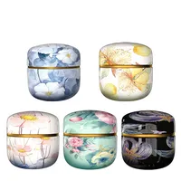 High Quality Custom Food Grade Round Metal Small Tea Candy Gift Tin Can