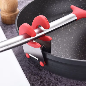 Soporte para Ollas Zenidoo Ecológico de Plástico y Acero Inoxidable con Agarre Antideslizante y Antiescaldaduras, con Clip para Olla y Abrazadera para Cuchara - Product Image 3