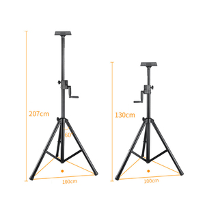 Zhongnuo Multi-configurable Optional All-metal Portable <strong>Soundbar</strong> <strong>Stand</strong> Adjustable Height Floor-standing Speaker <strong>Stand</strong> for - Product Image 4